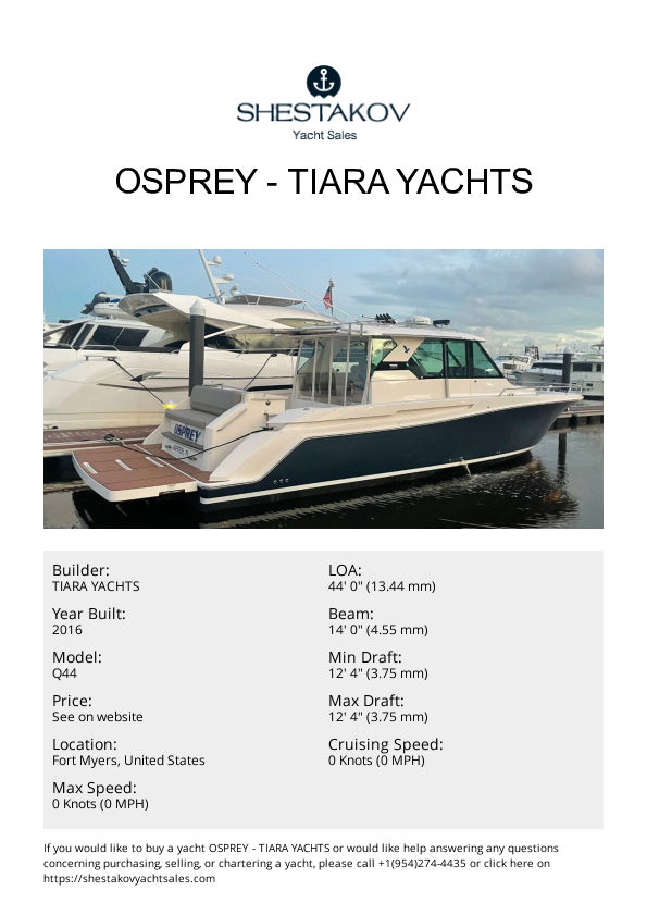 OSPREY - Q44 - 2016