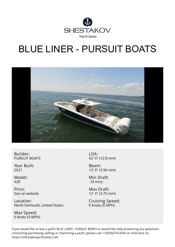 Blue Liner - 428 - 2021