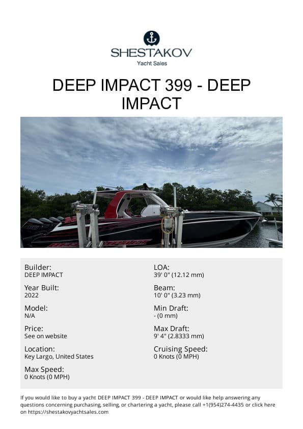 Deep Impact 399 - undefined - 2022