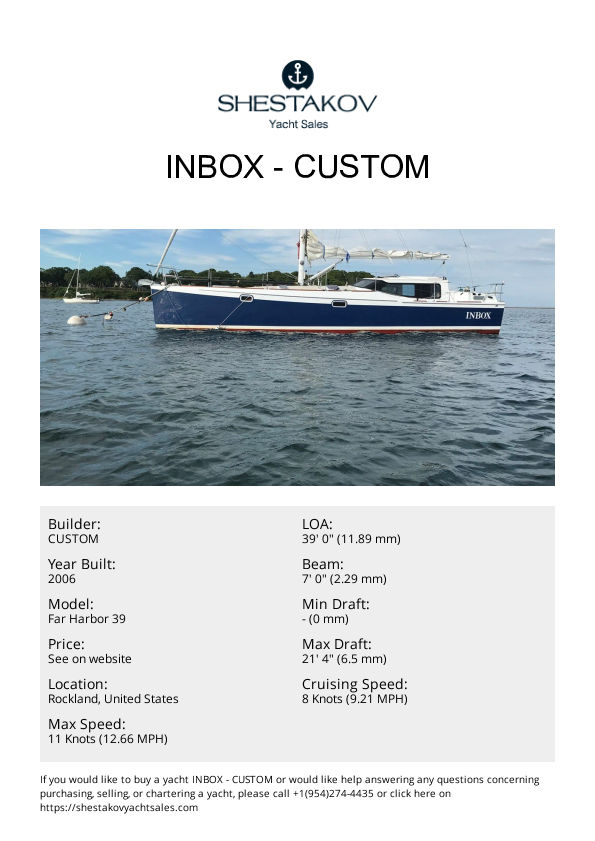 InBox - Far Harbor 39 - 2006