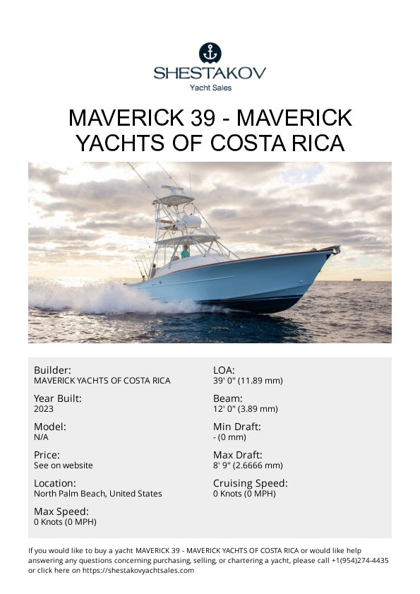 Maverick 39 - undefined - 2023