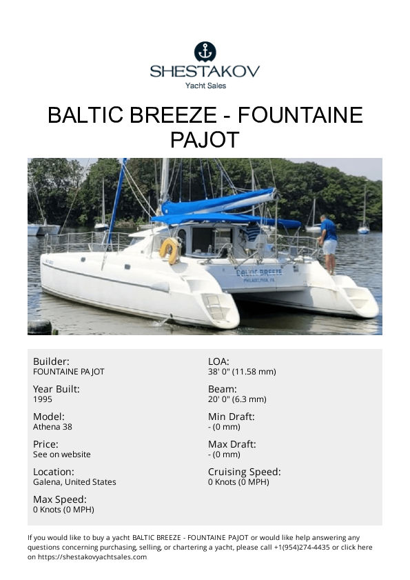 BALTIC BREEZE - Athena 38 - 1995