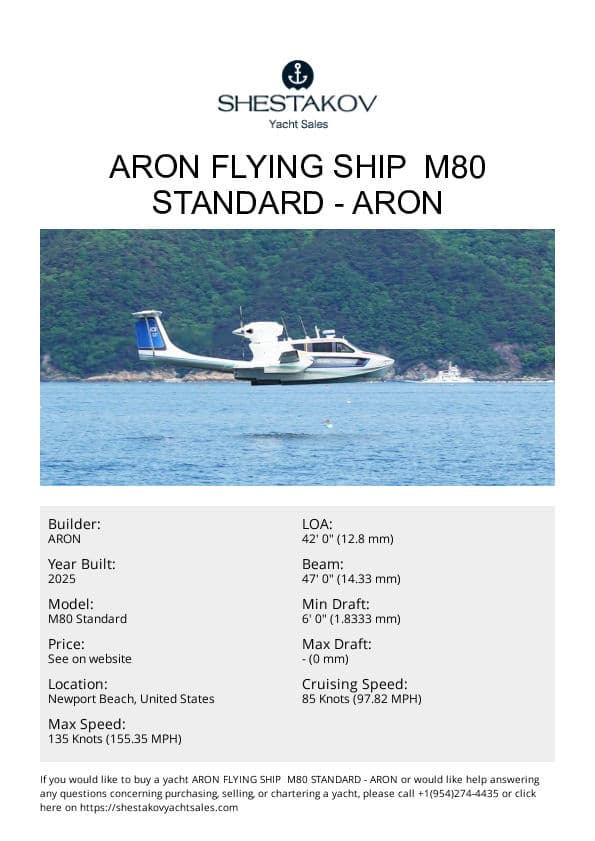 ARON FLYING SHIP  M80 Standard - M80 Standard - 2025