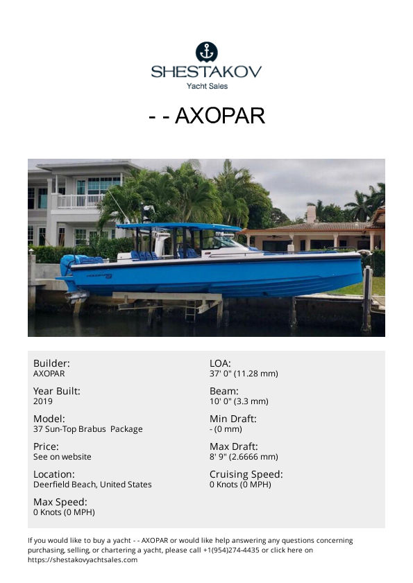 - - 37 Sun-Top Brabus  Package - 2019