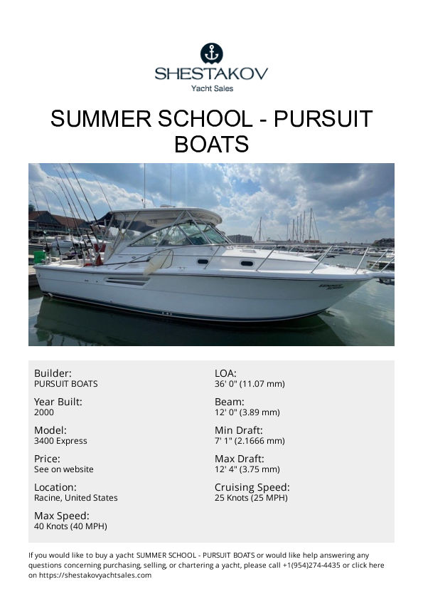 SUMMER SCHOOL - 3400 Express - 2000