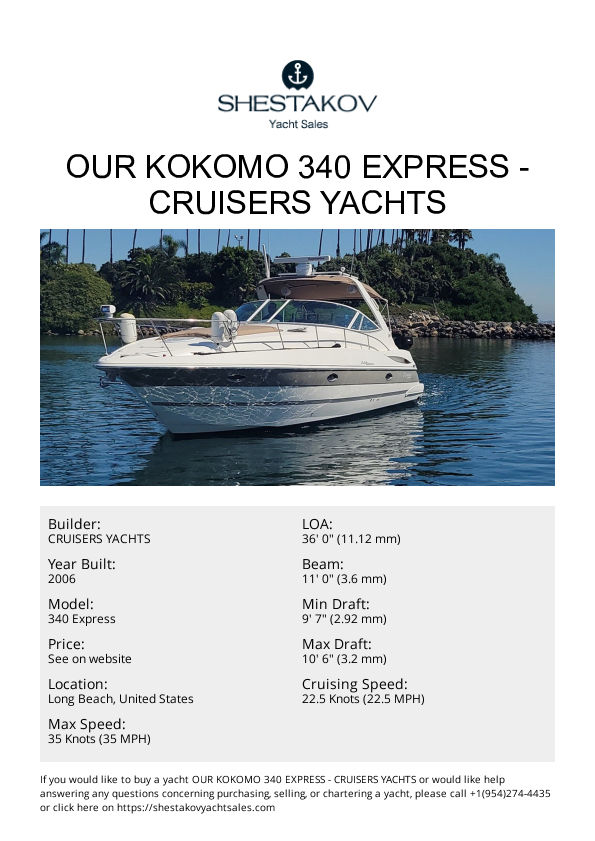 Our Kokomo 340 Express - 340 Express - 2006