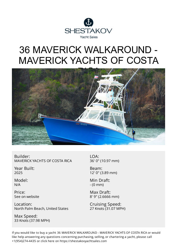 36 Maverick Walkaround - undefined - 2025