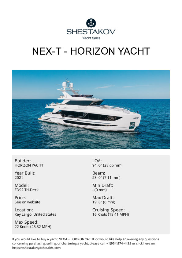 NeX-T - FD92 Tri-Deck - 2022