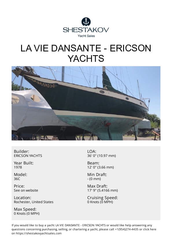 La Vie Dansante - 36C - 1978