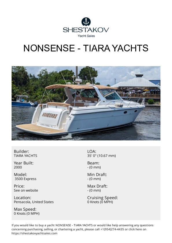 NONSENSE -  3500 Express - 2000