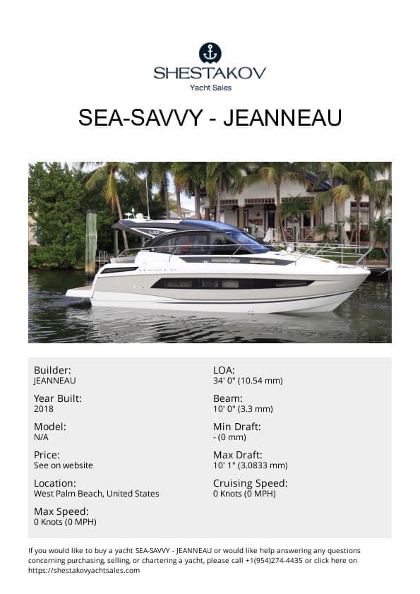 SEA-SAVVY - undefined - 2019