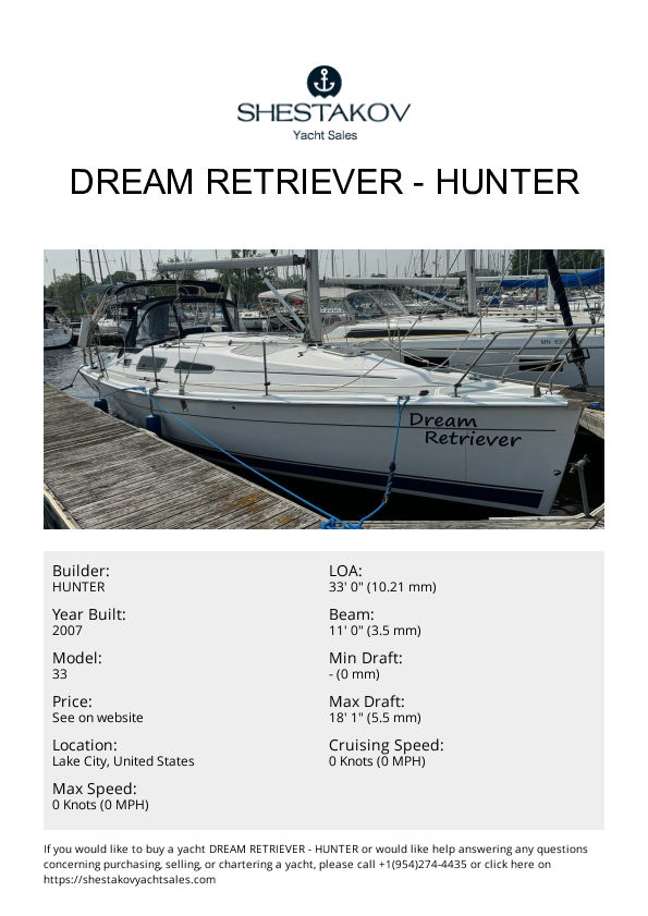 DREAM RETRIEVER - 33 - 2007