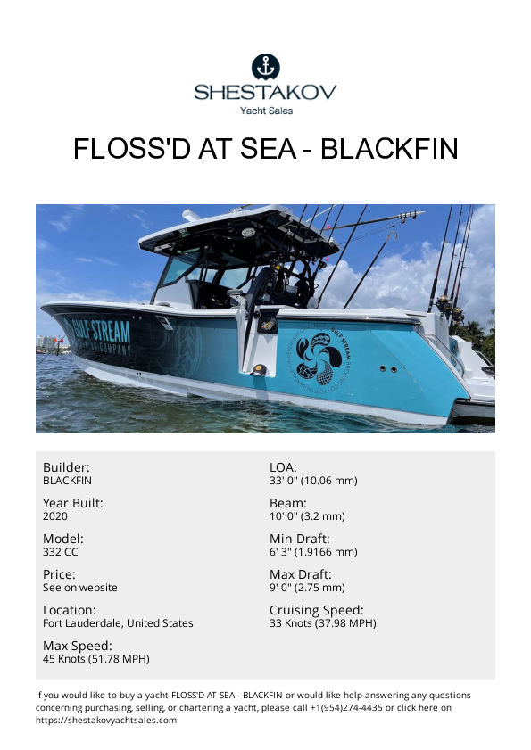 Floss'd at Sea - 332 CC - 2020