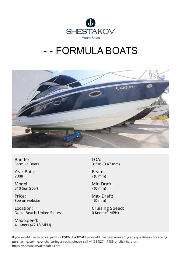 - - 310 Sun Sport - 2008