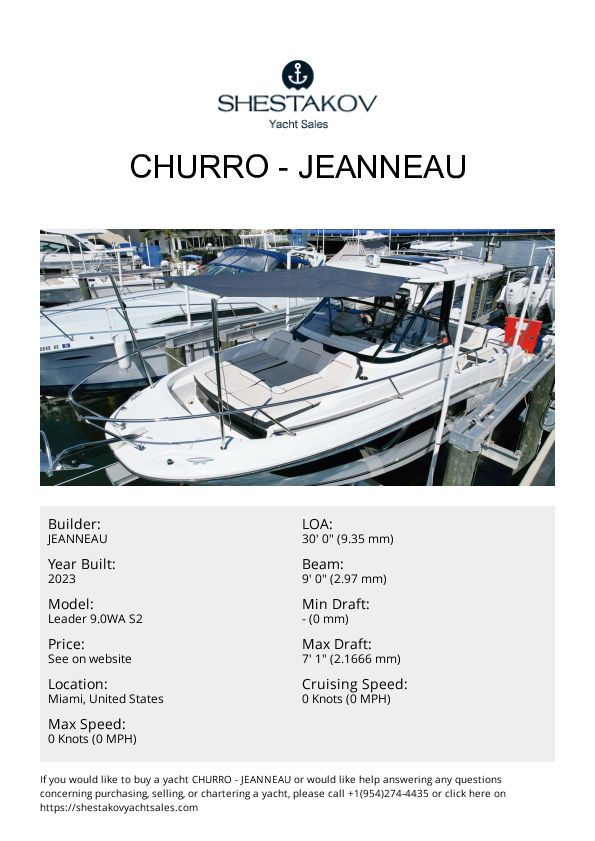 CHURRO - Leader 9.0WA S2 - 2024