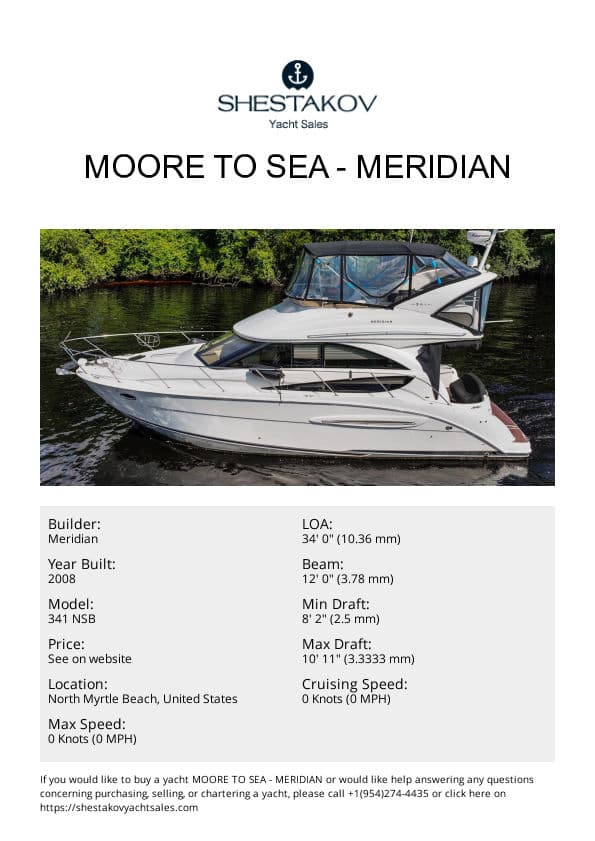 Moore To Sea - 341 NSB - 2008