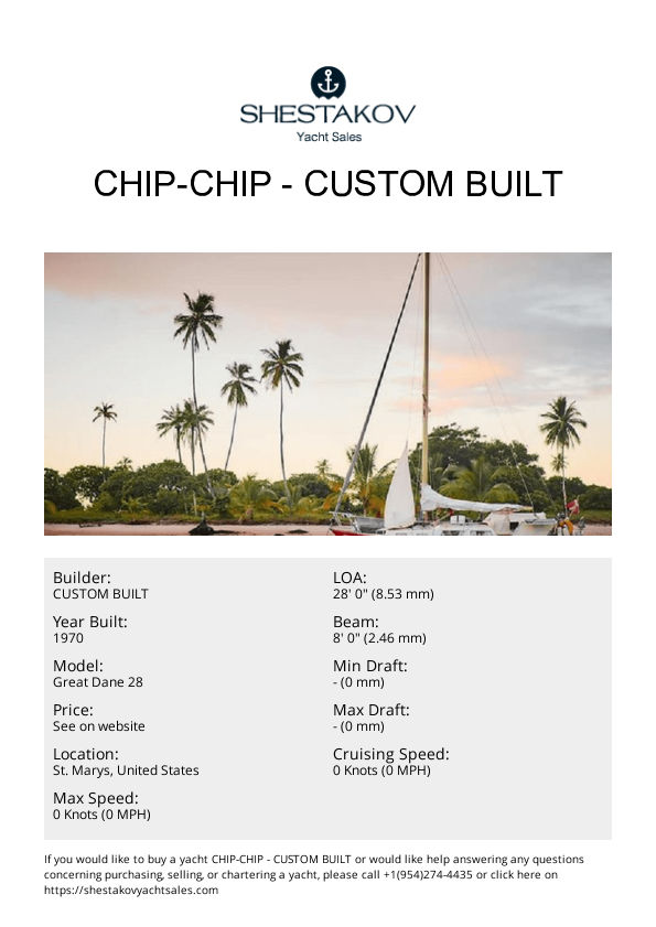 Chip-Chip - Great Dane 28 - 1970