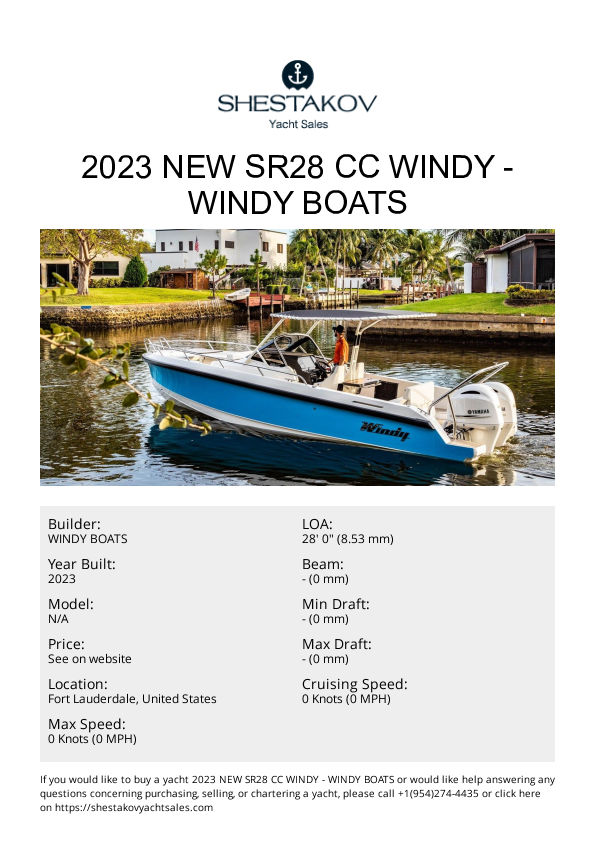 2023 NEW SR28 CC WINDY - undefined - 2023