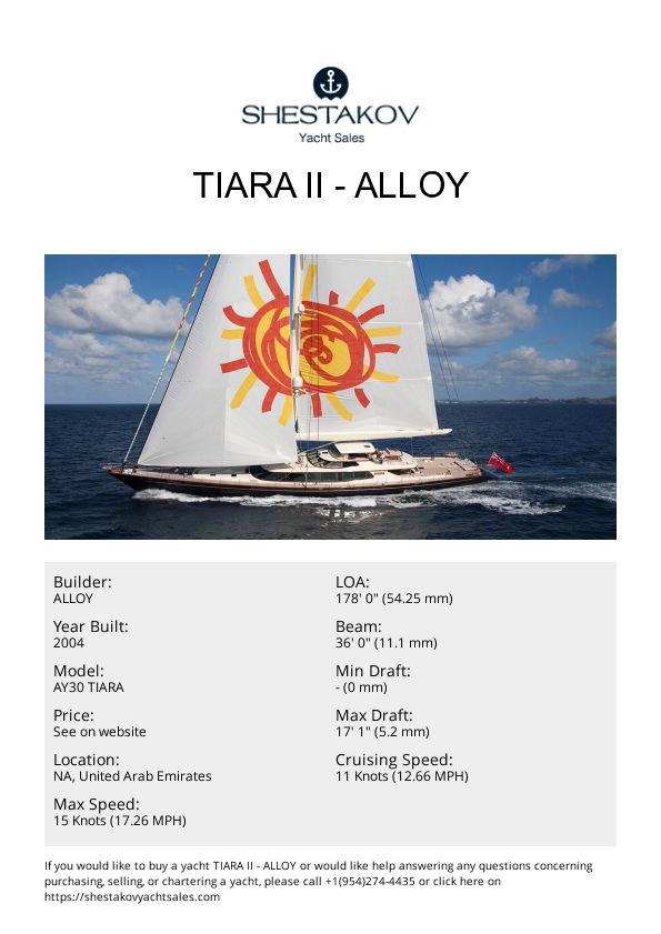 TIARA II - AY30 TIARA - 2004