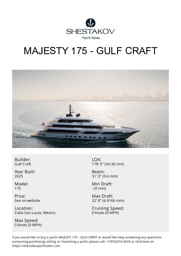 MAJESTY 175 - 175 - 2025