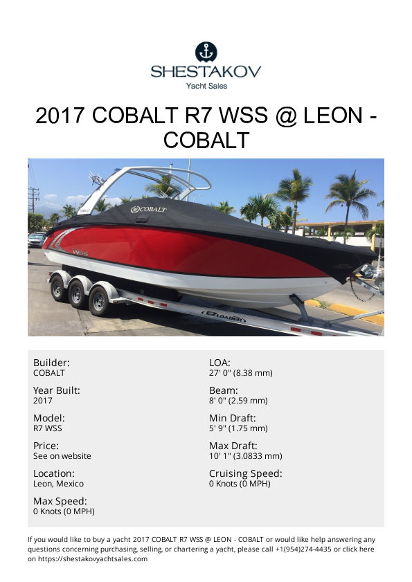 2017 COBALT R7 WSS @ LEON - R7 WSS - 2017