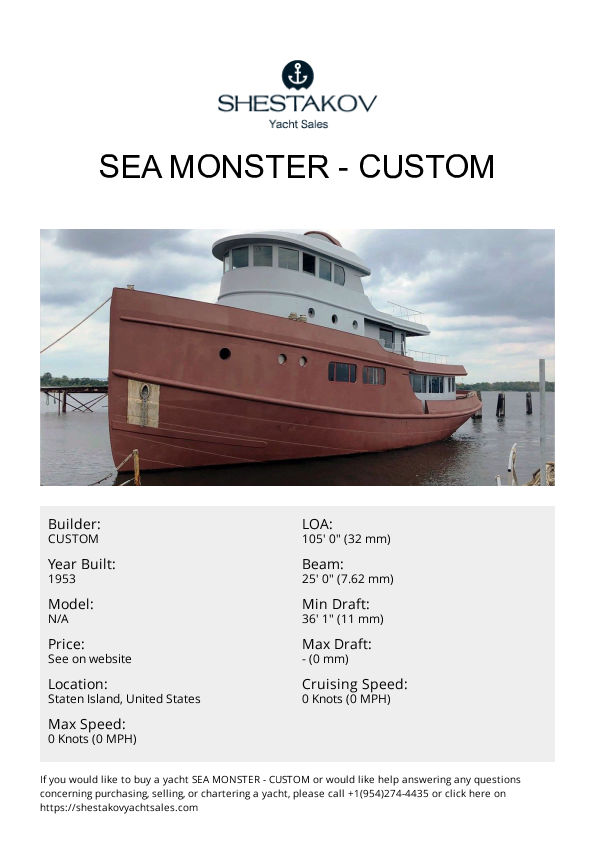 SEA MONSTER - undefined - 1953