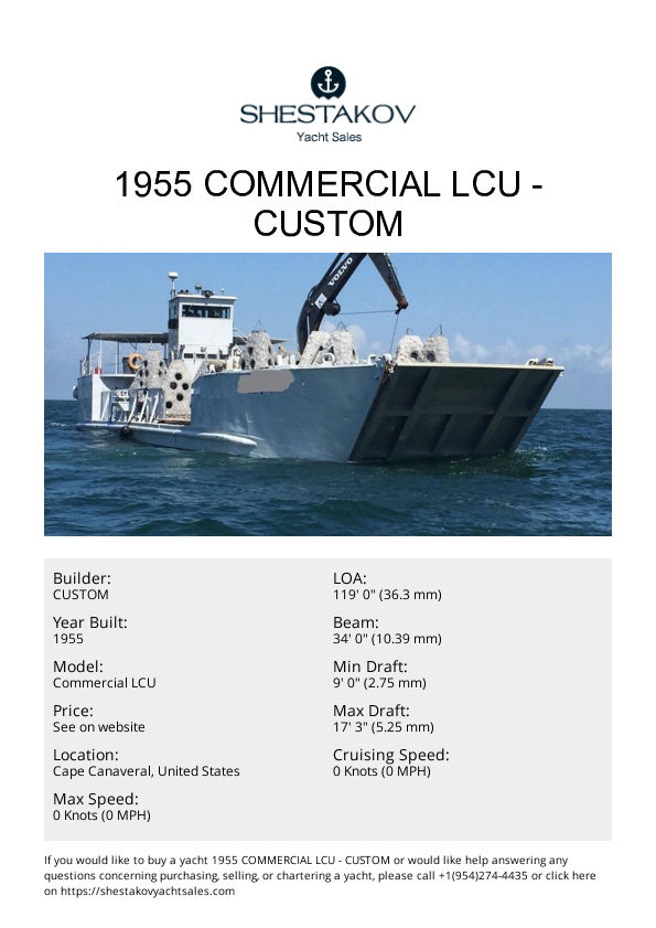 1955 Commercial LCU - Commercial LCU - 1955