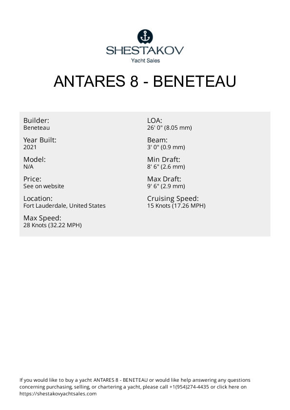 ANTARES 8 - undefined - 2022