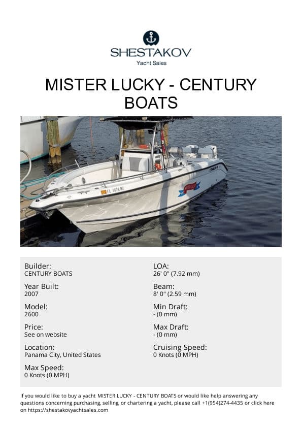 Mister Lucky - 2600 - 2007