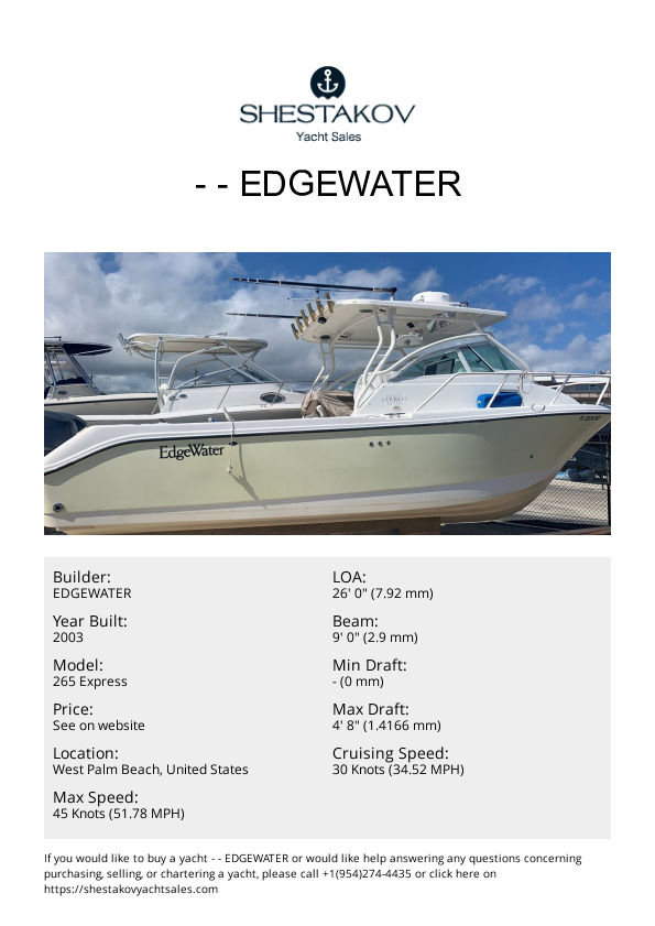 - - 265 Express - 2003