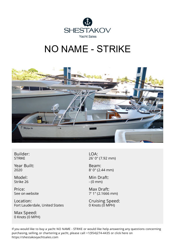 NO NAME - Strike 26 - 2020