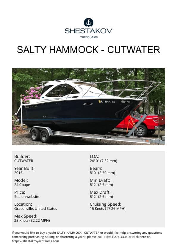 Salty Hammock - 24 Coupe - 2016