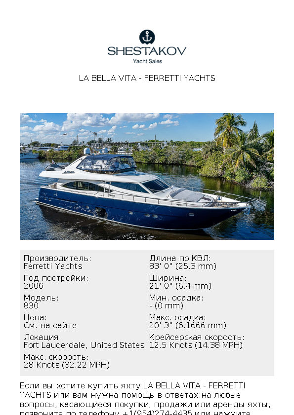 La Bella Vita - 830 - 2006