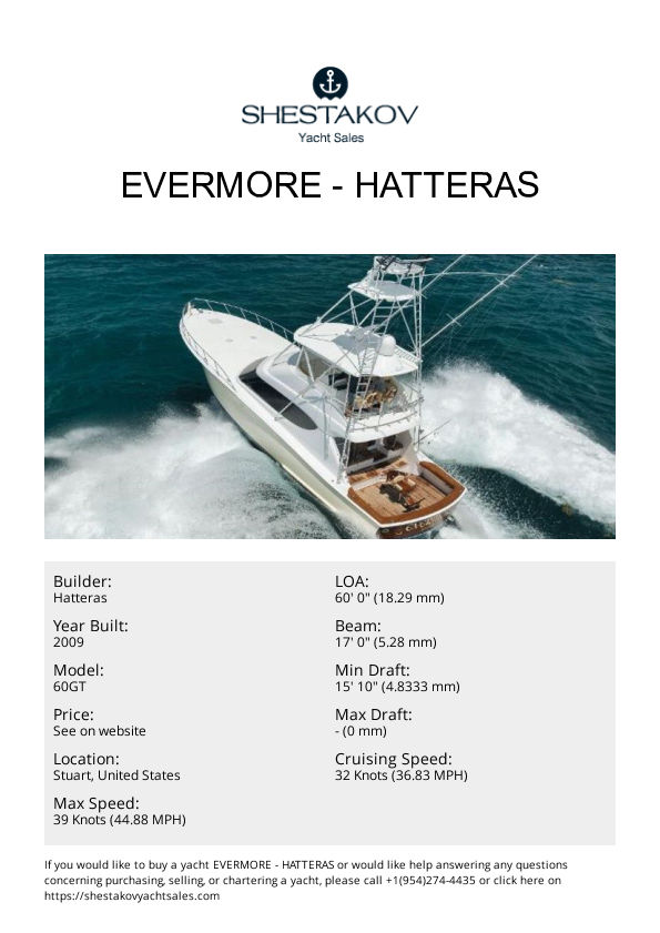 Evermore - 60GT - 2009