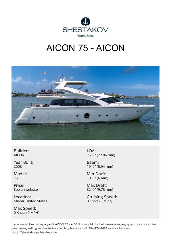 Aicon 75 - 75 - 2008