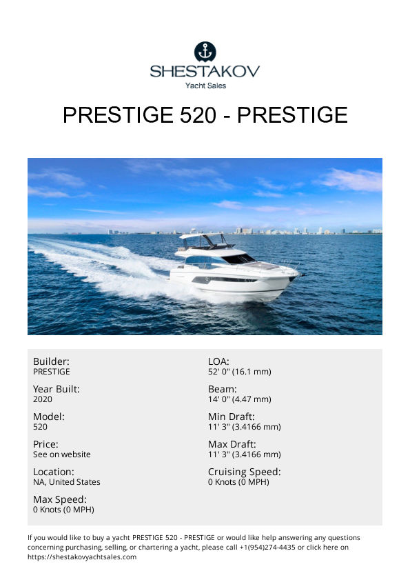 Prestige 520 - 520 - 2021