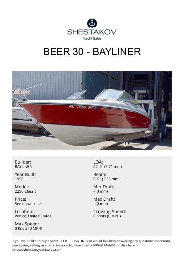 Beer 30 - 2250 Classic - 1996