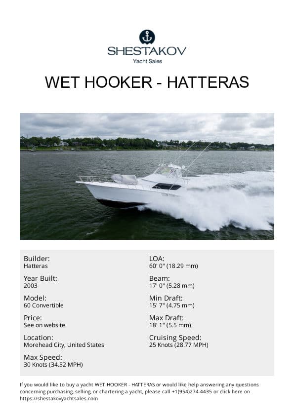 Wet Hooker - 60 Convertible - 2003