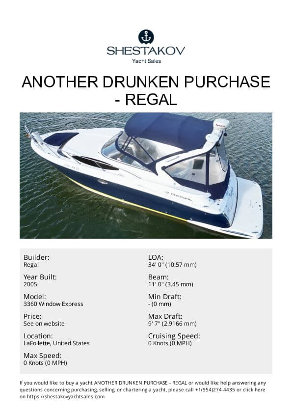 Another Drunken Purchase - 3360 Window Express - 2006