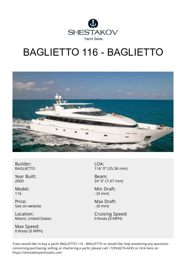 Baglietto 116 - 116 - 2000