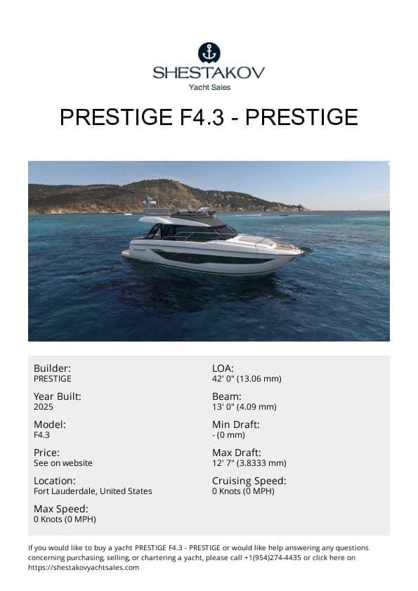 Prestige F4.3 - F4.3 - 2026