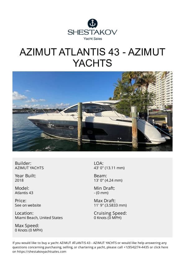 Azimut Atlantis 43 - Atlantis 43 - 2018