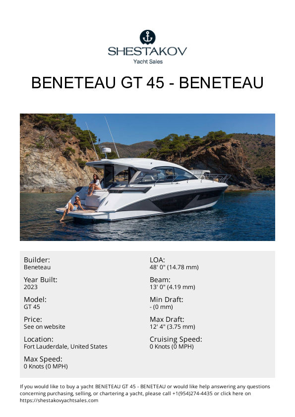 Beneteau GT 45 - GT 45 - 2024