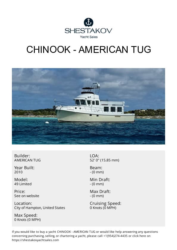 CHINOOK - 49 Limited - 2010