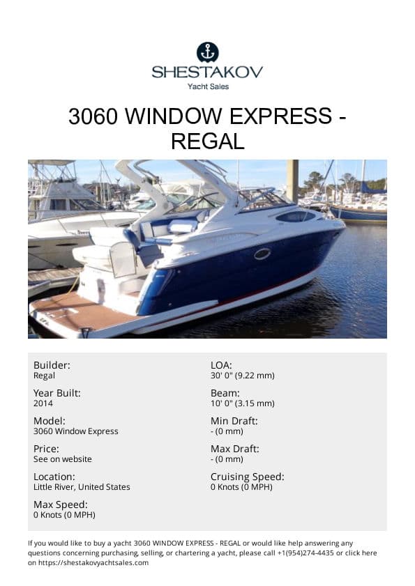 3060 Window Express - 3060 Window Express - 2014