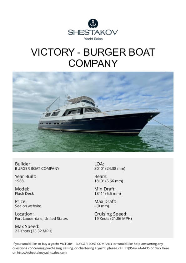 VICTORY - Flush Deck - 1988