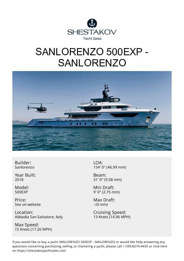 Sanlorenzo 500EXP - 500EXP - 2018