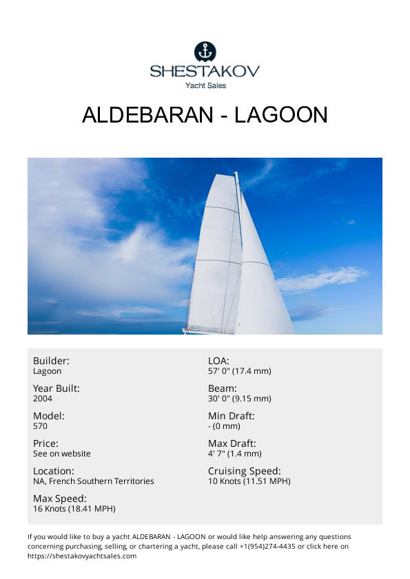 Aldebaran - 570 - 2004