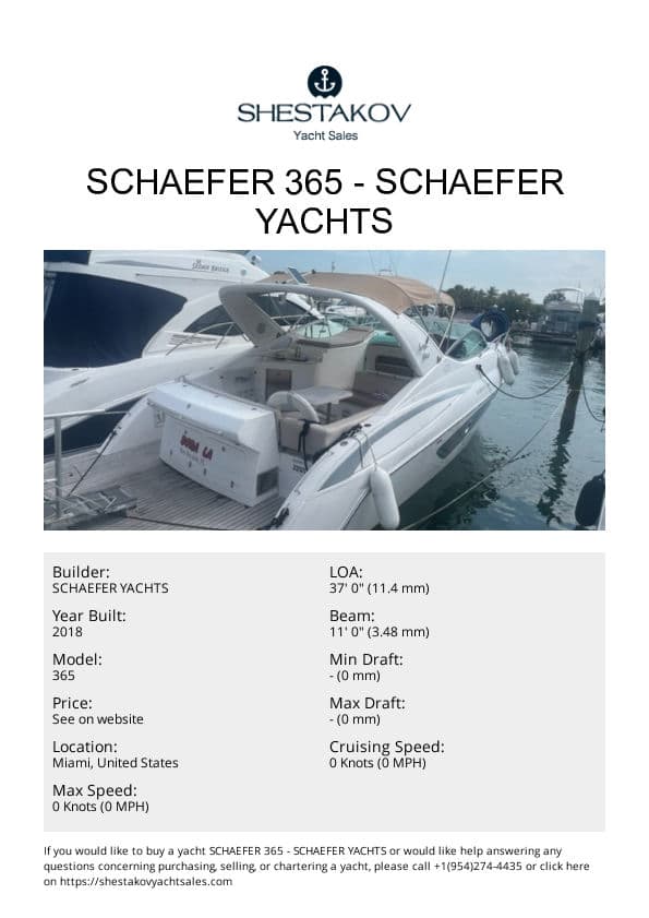 Schaefer 365 - 365 - 2018