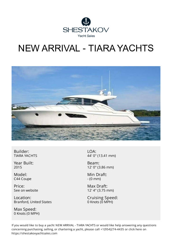 New Arrival - C44 Coupe - 2015